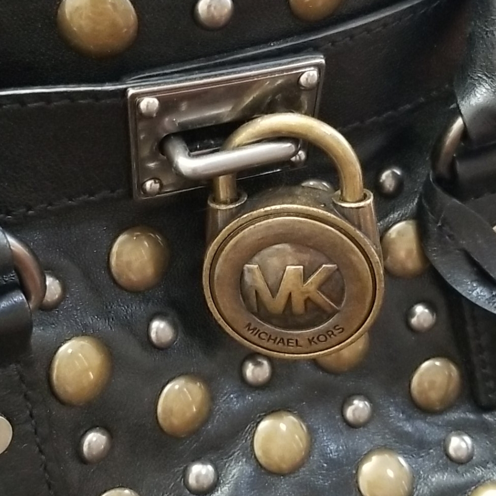 😘 MK STUDDED HAMILTON BAG - Picture 3 of 16